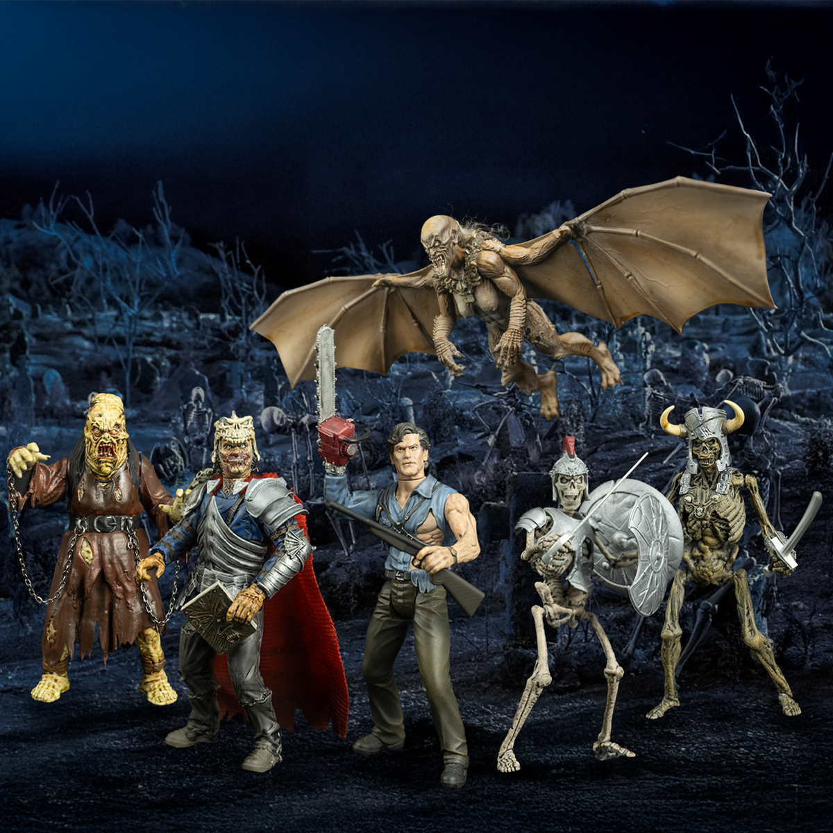 *PRE-ORDER* Army of Darkness - Deluxe Deadite Warriors - 5" Figures