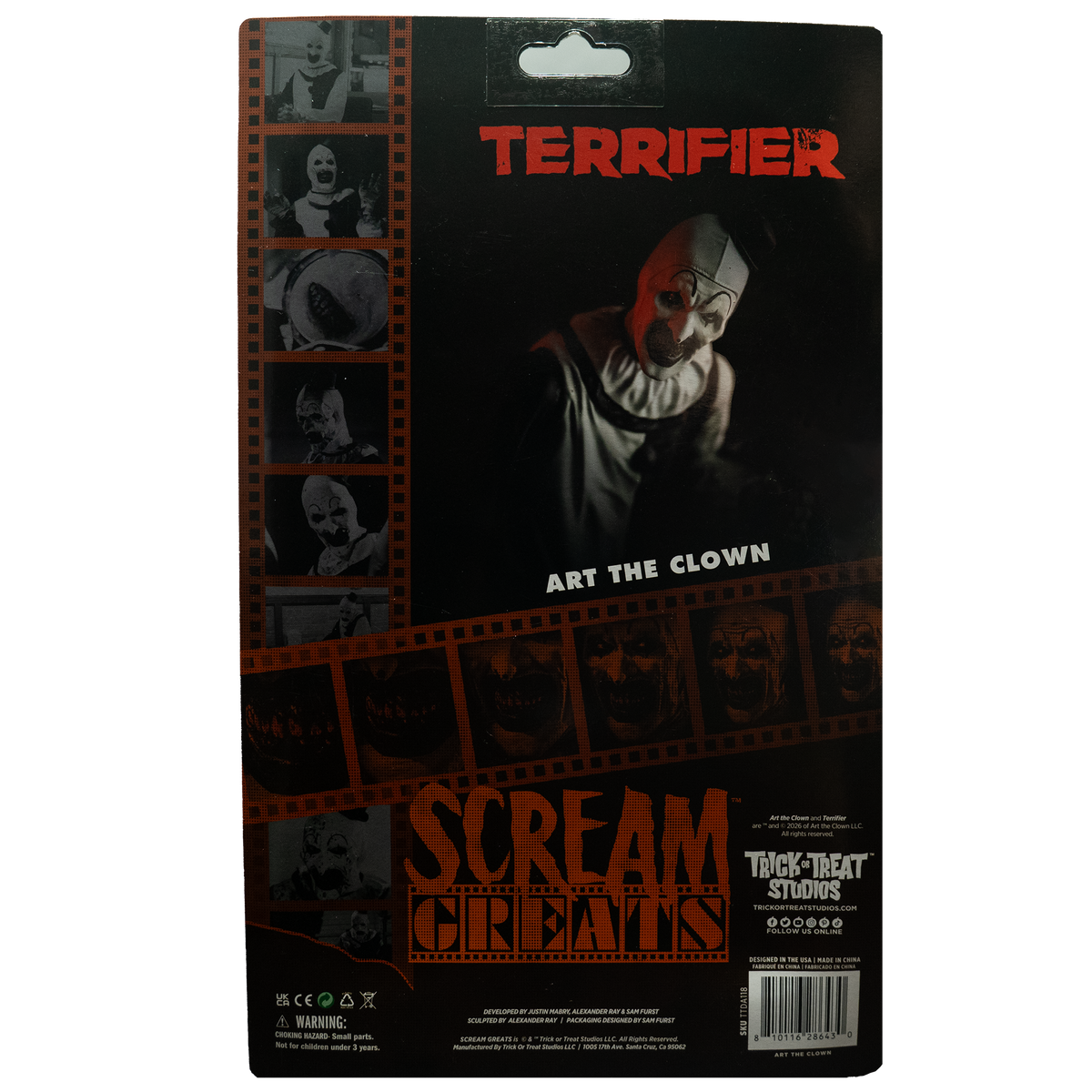 *PRE-ORDER* Scream Greats - Terrifier - Art the Clown - 8" Figure