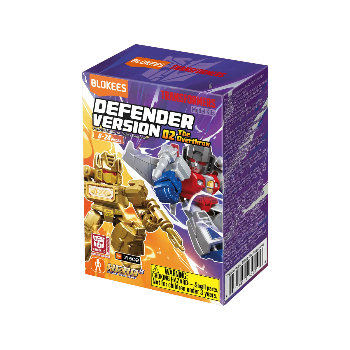 Blokees Transformers Defender Version 02 The Overthrow