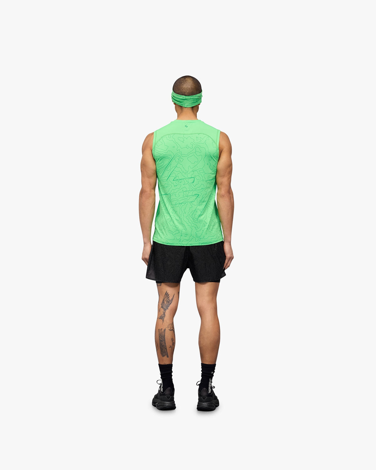 247 Contour Run Tank - Speed Green