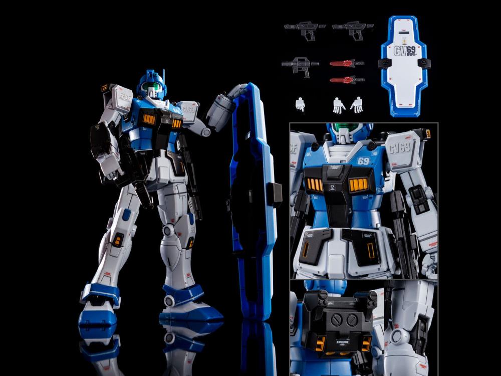 Gundam 1/144 HG The Origin RGM-79HC GM Guard Custom [With E-2 Beam Spray Gun] Model Kit Exclusive