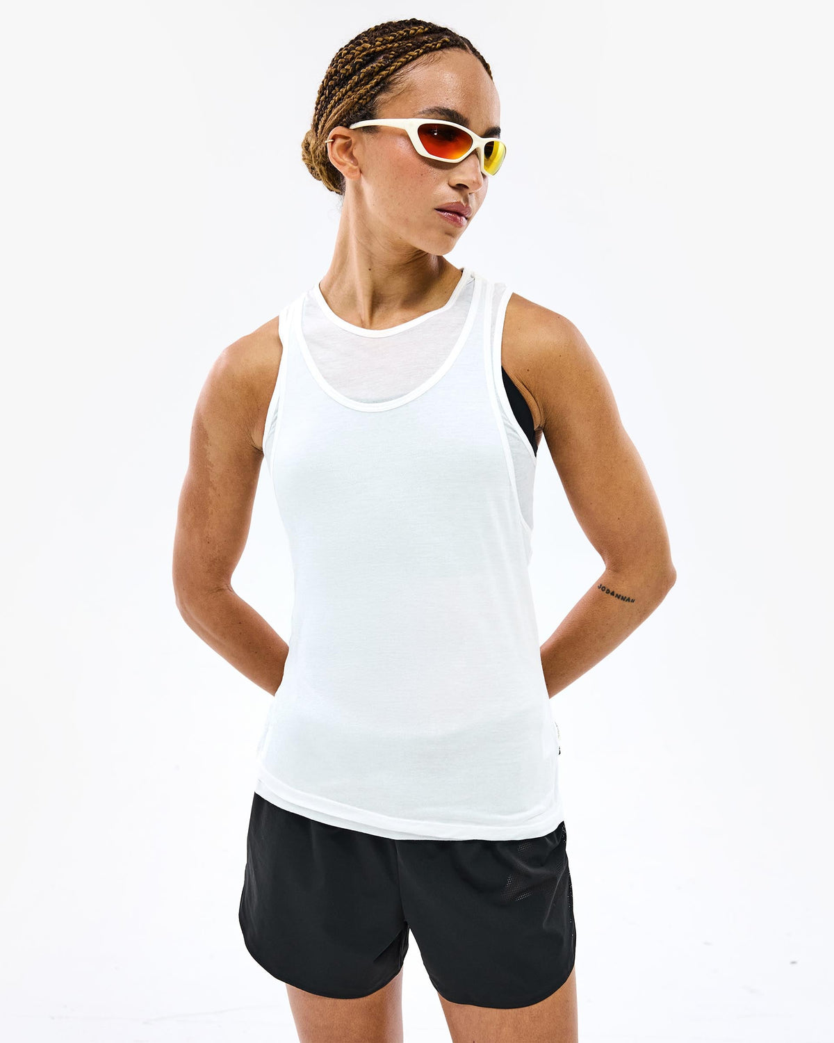 247 Double Layer Training Vest - White