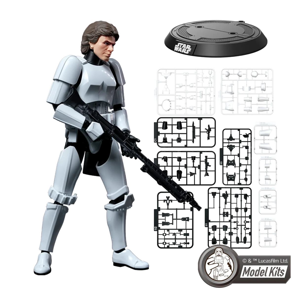 STAR WARS: A NEW HOPE™ CHAMPION CLASS 03 HAN SOLO™ STORMTROOPER™ DISGUISE VERSION MODEL KITS | BLOKEES