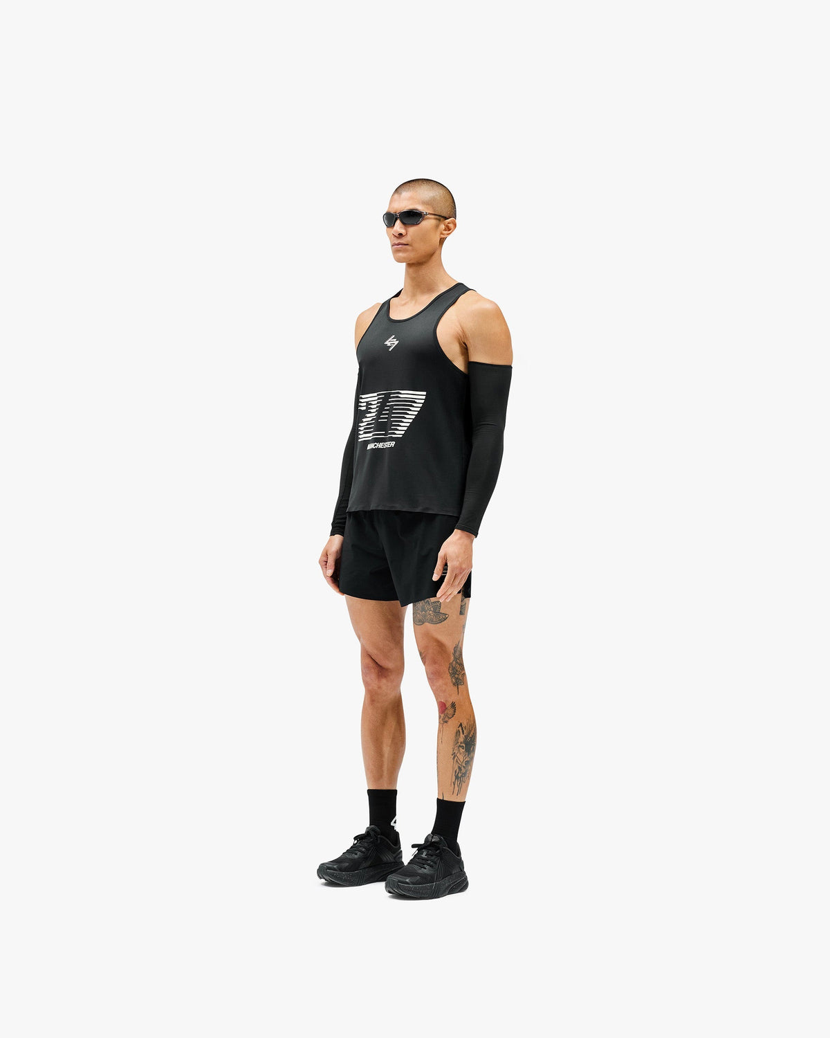247 Manchester Singlet - Black