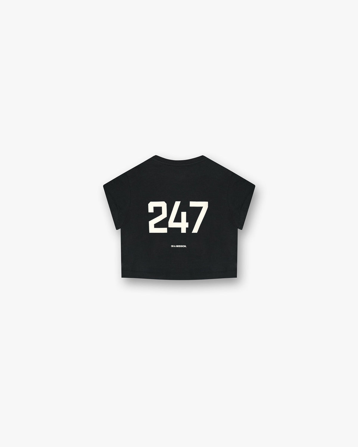 247 Micro Cap Sleeve T-Shirt - Black